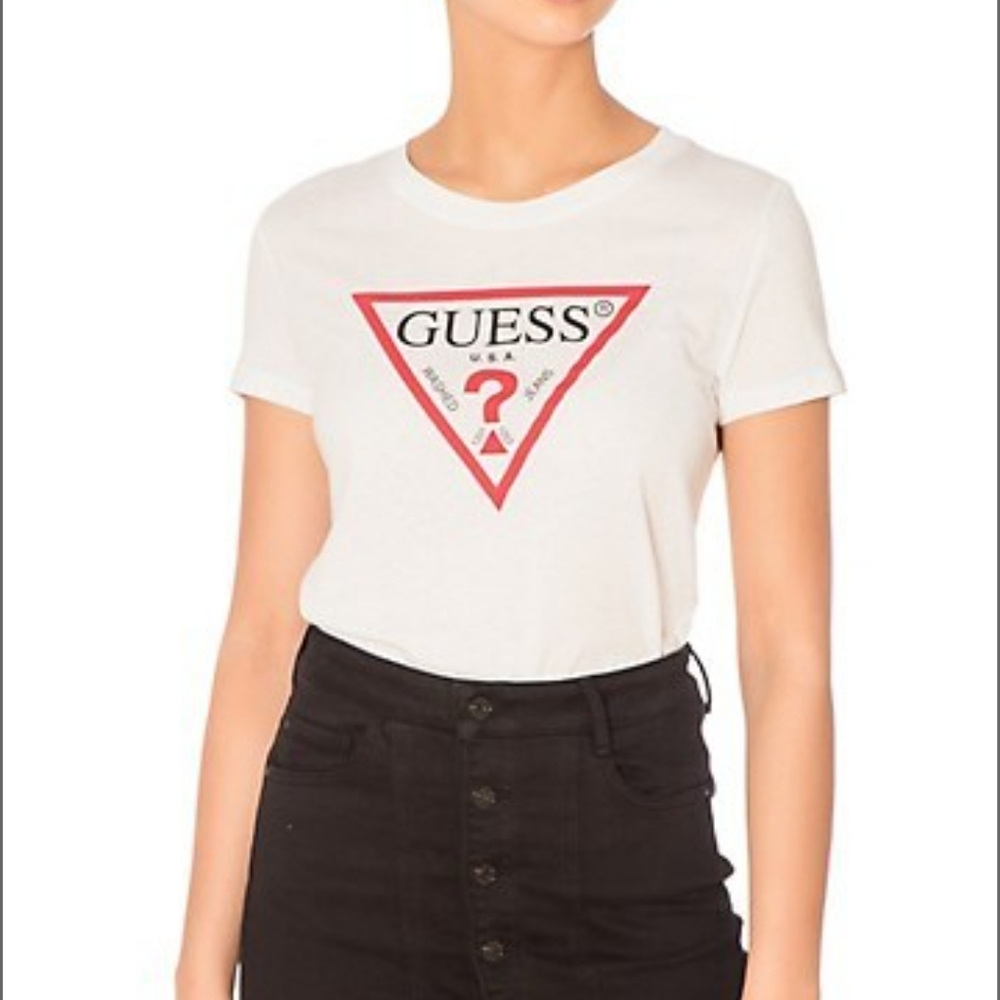 GUESS  Original Logo T-Shirt size L - Picture 2 of 13